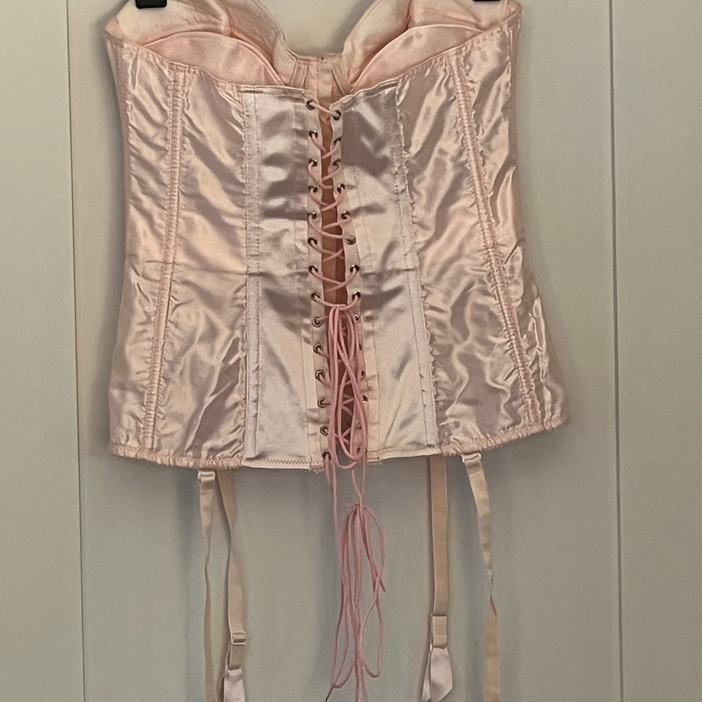 Pink Satin Corset - Fredrick’s of Hollywood